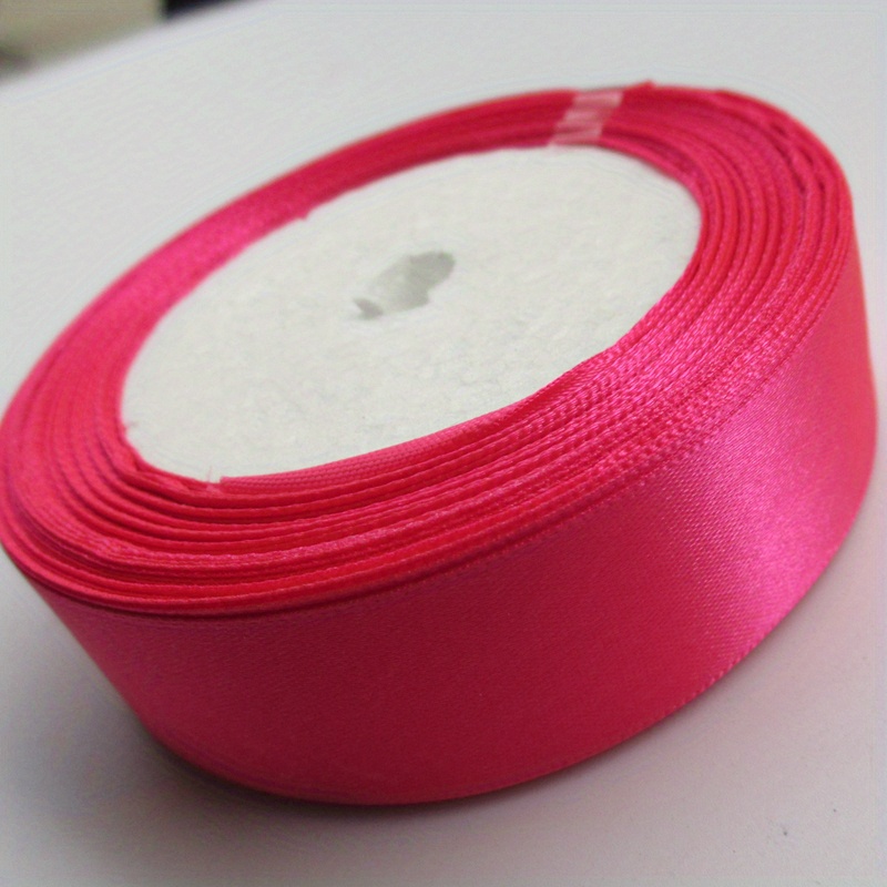 25 Yards) Solid Satin Ribbon Party Christmas Halloween - Temu