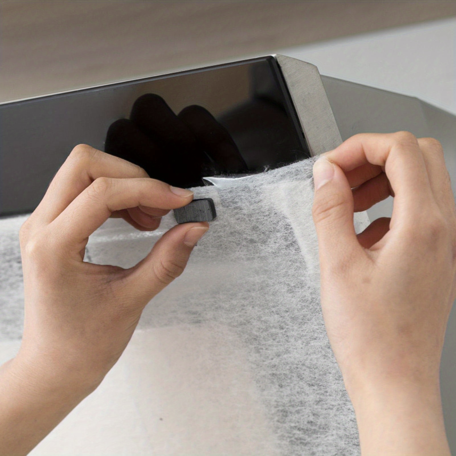 10m Long Range Hood Oil-absorbing Paper Engine Hood Filter Grease Filter Anti-oil Filter Paper Anti-oil Sticker Anti-smoke Paper White