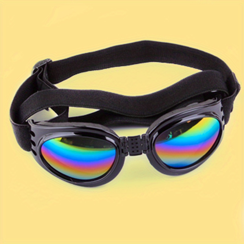 E-shop 1 Stück Faltbare Hundesonnenbrille, Geeignet Zum Abschluss Eines Stilvollen Looks, Verstellbarer Kopfgurt