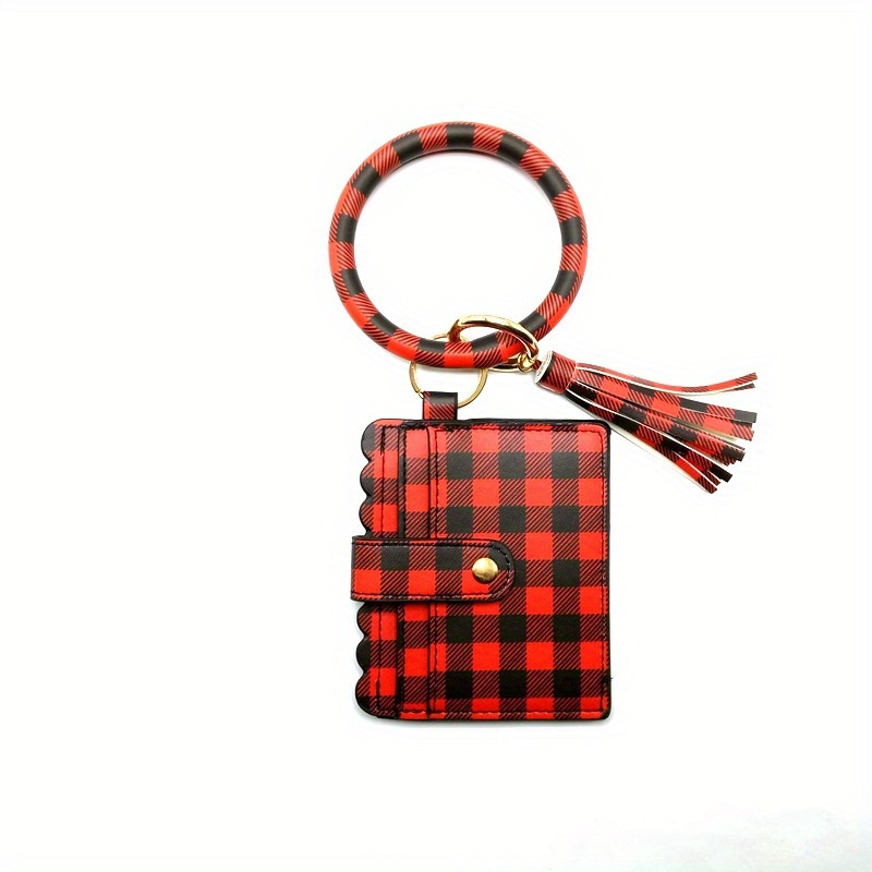 Pockt Plaid Wrist Lanyard for Keys