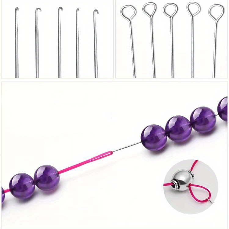  6 Pieces Sewing Loop Kit, Include Loop Turner Hook Flexible  Drawstring Threader Metal Tweezers Long Loop Turner Tool with Latch for  Fabric Belts Strips DIY Knitting Accessories