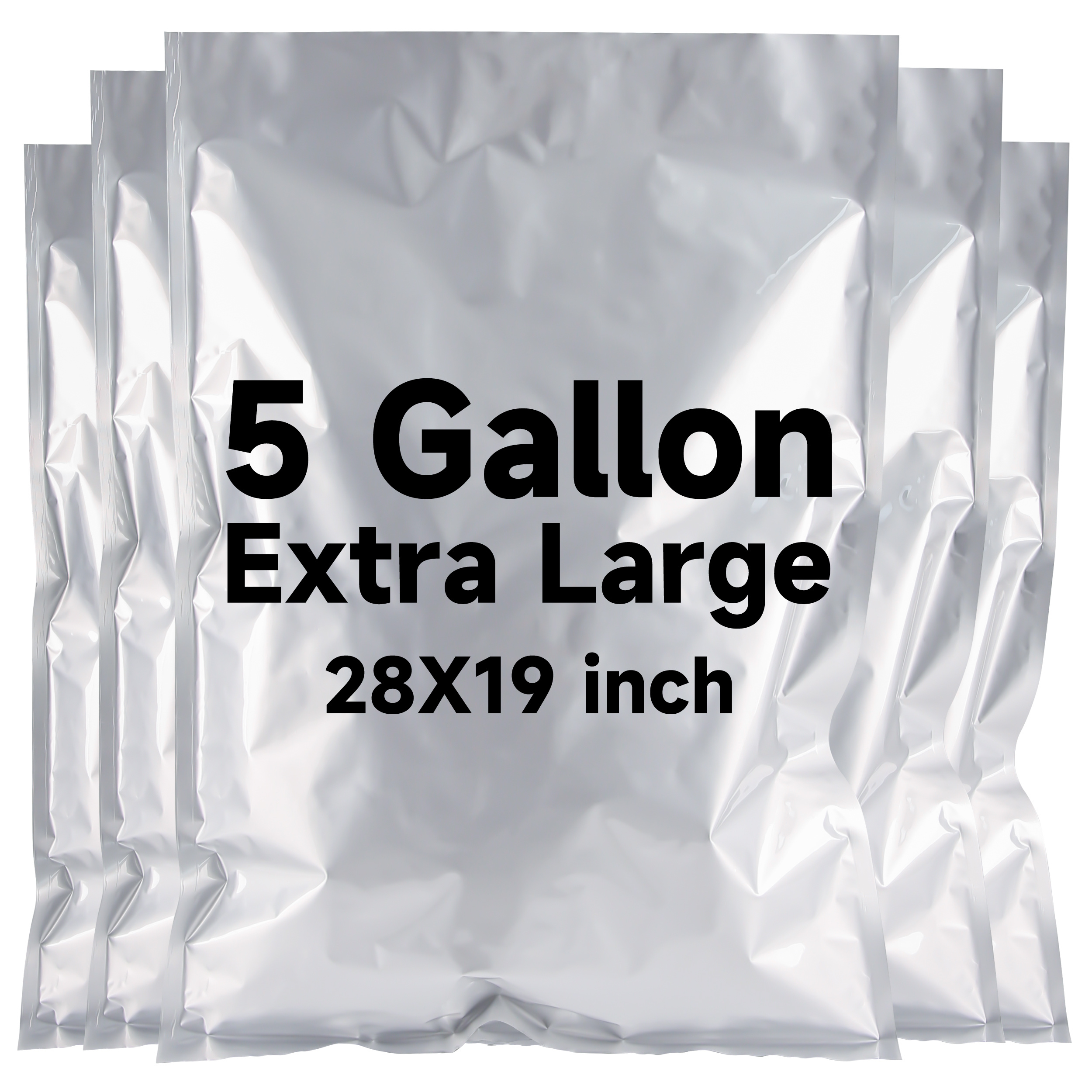 30 Mylar Bags for Food Storage 1 Gallon - Extra Thick 15 Mil - Long Term