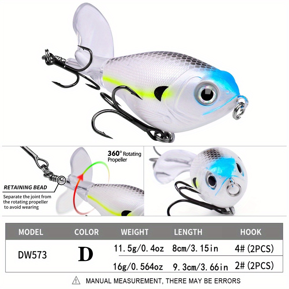 11.5g 16g Whopper Plopper Fishing Lure Topwater Artificial Fishing