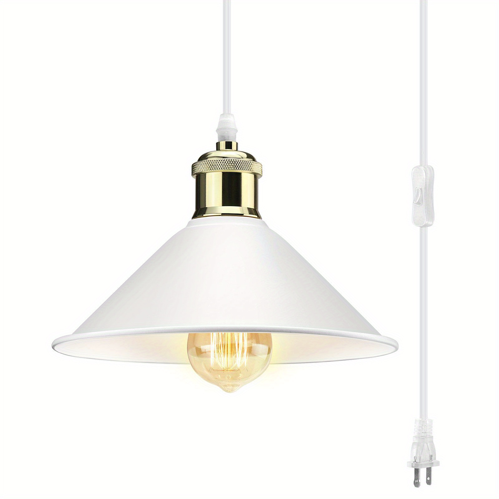 Modern plug best sale in pendant light