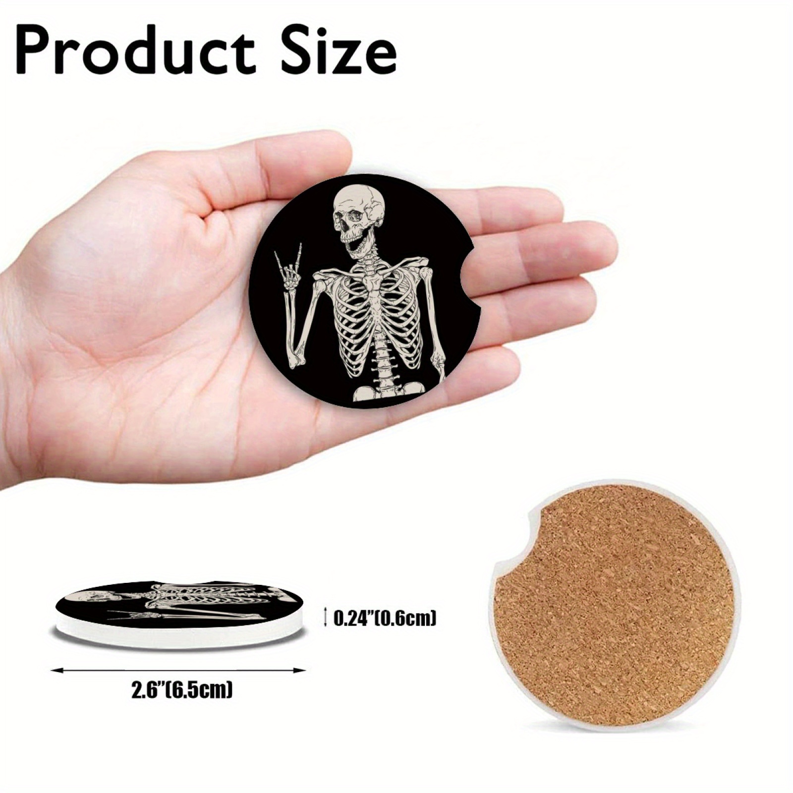 Car Cup Holder Coasters Absorbent Ceramic Stone Car Coasters Temu