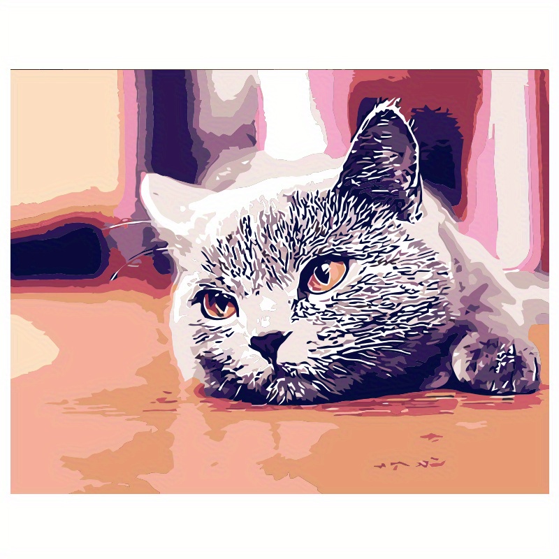 Canvas Paint By Numbers Oil Painting Kits Temu