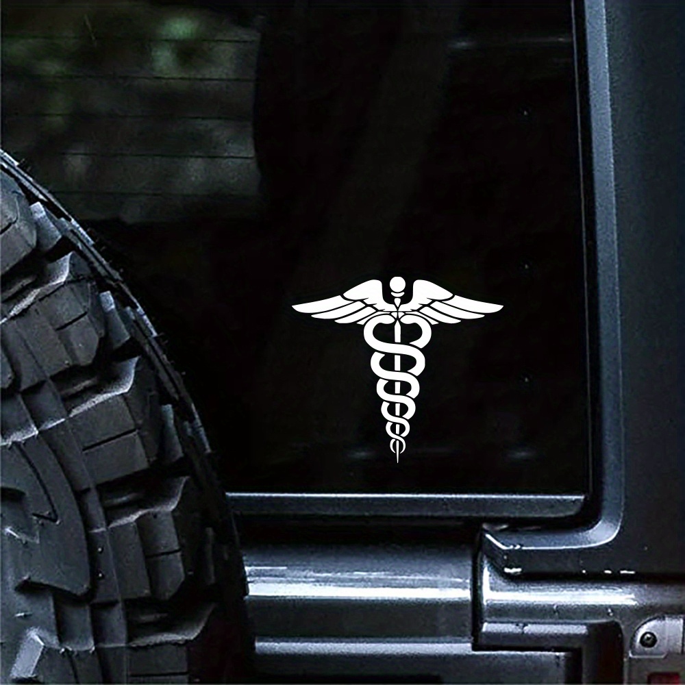 First Responder EMT Caduceus Nurse Fireman Car Stickers