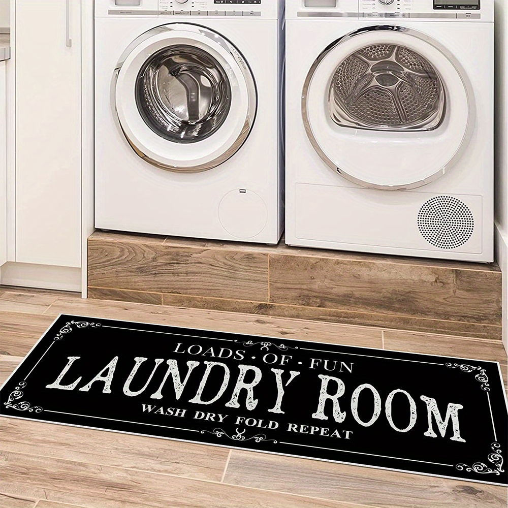 Laundry Room Rugs Decor Runner Rug Laundry Room Mats Floor Temu