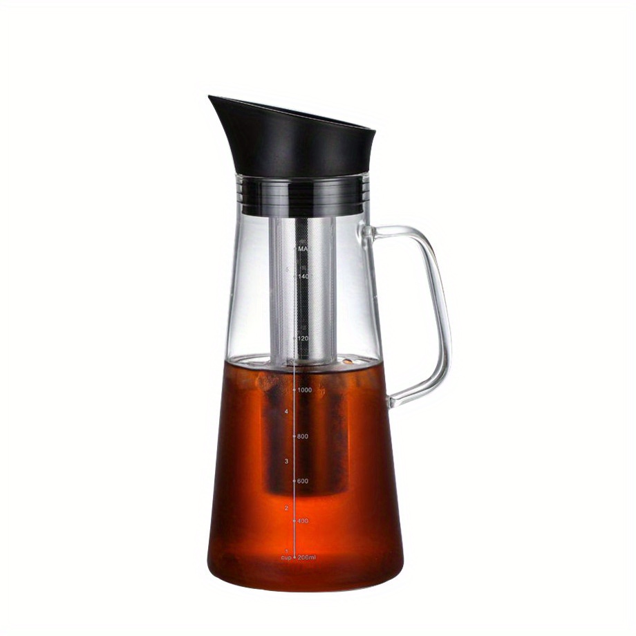 Ryback Pitcher With Infuser, Heavy Duty Water Pitcher, Drink Carafe, For  Cold Beverges, Kitchen Gadgets, Kitchen Stuff, Kitchen Accessories, Home  Kitchen Items - Temu