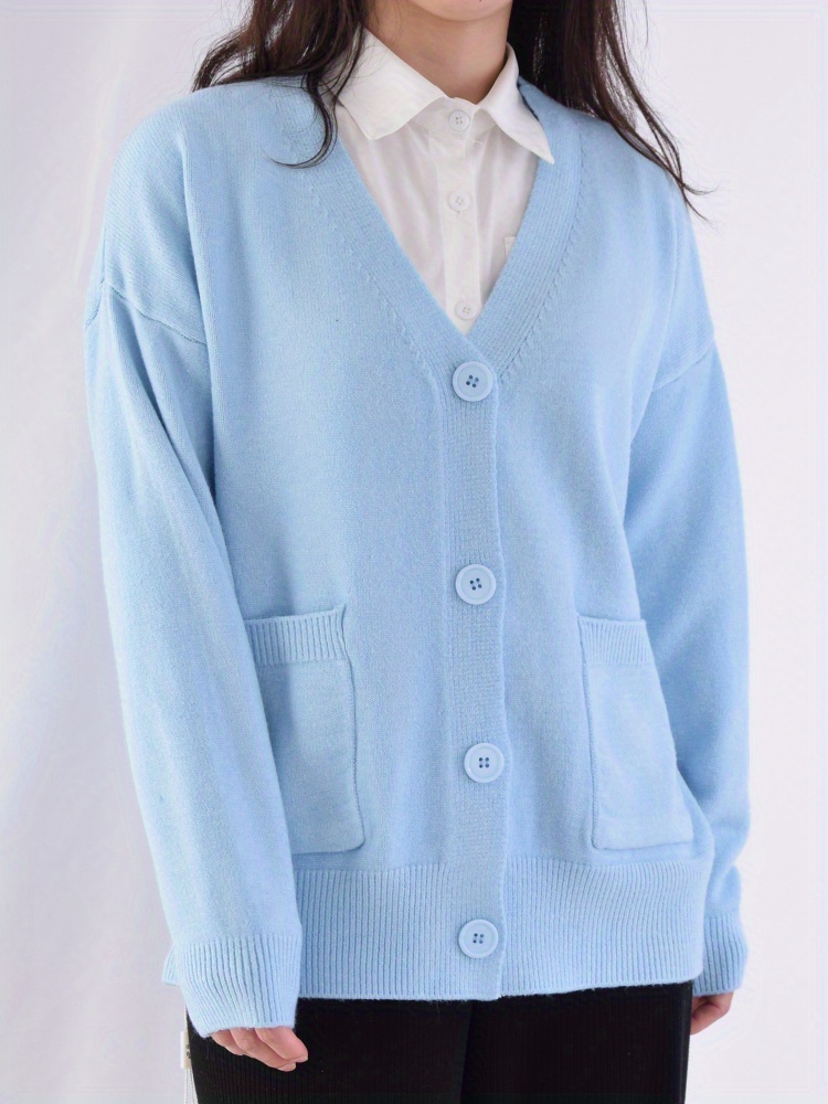 Tempe Prep Long Sleeve V-Neck Button Cardigan main image 1