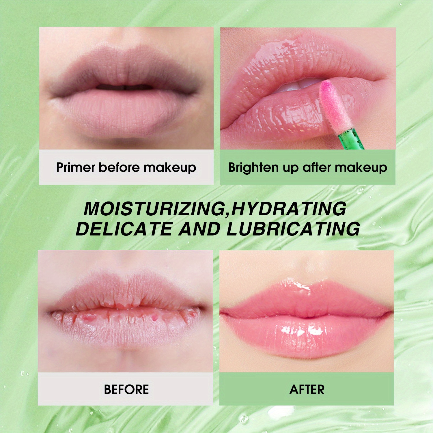 Natural Lip Maximizer Aloe Vera Lip Care Serum Oil Enhancer Treatment