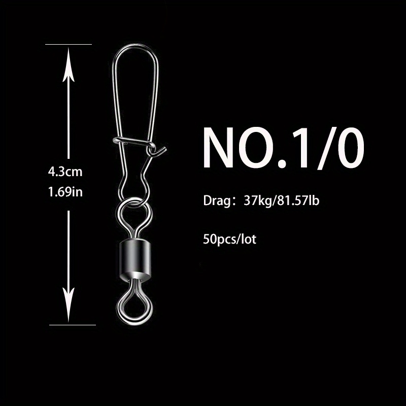 Durable Stainless Steel Fishing Hook Connectors Smooth - Temu