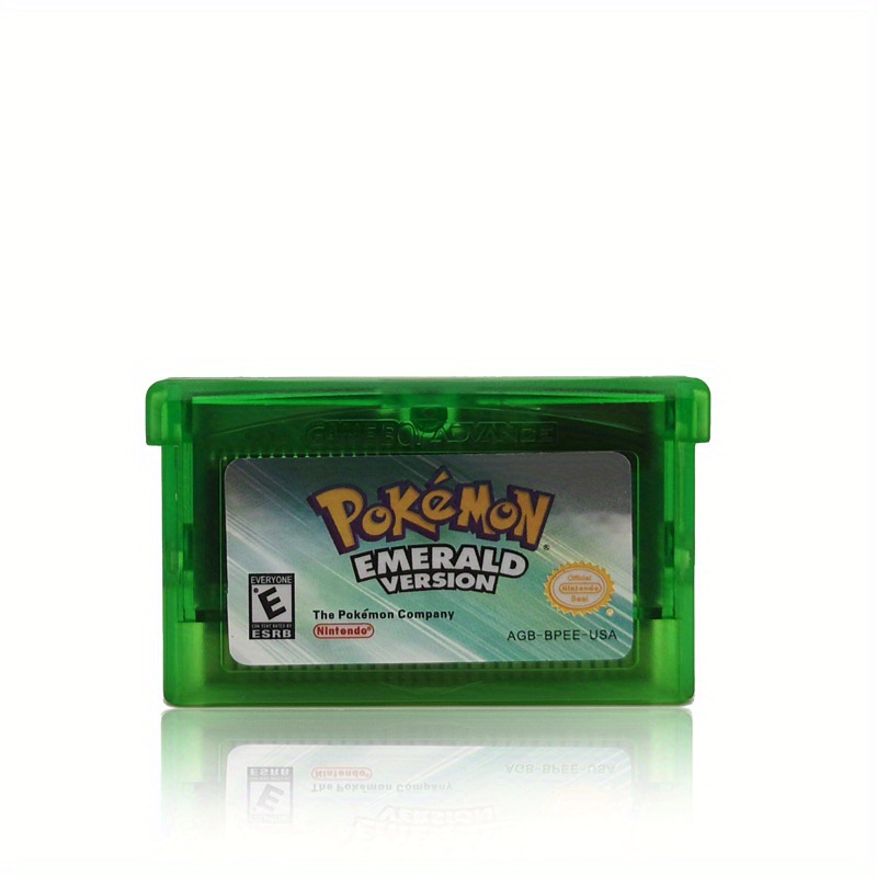Pokemon Emerald Gba, Video Game Cassette, Emerald Version, Pokemon Gb