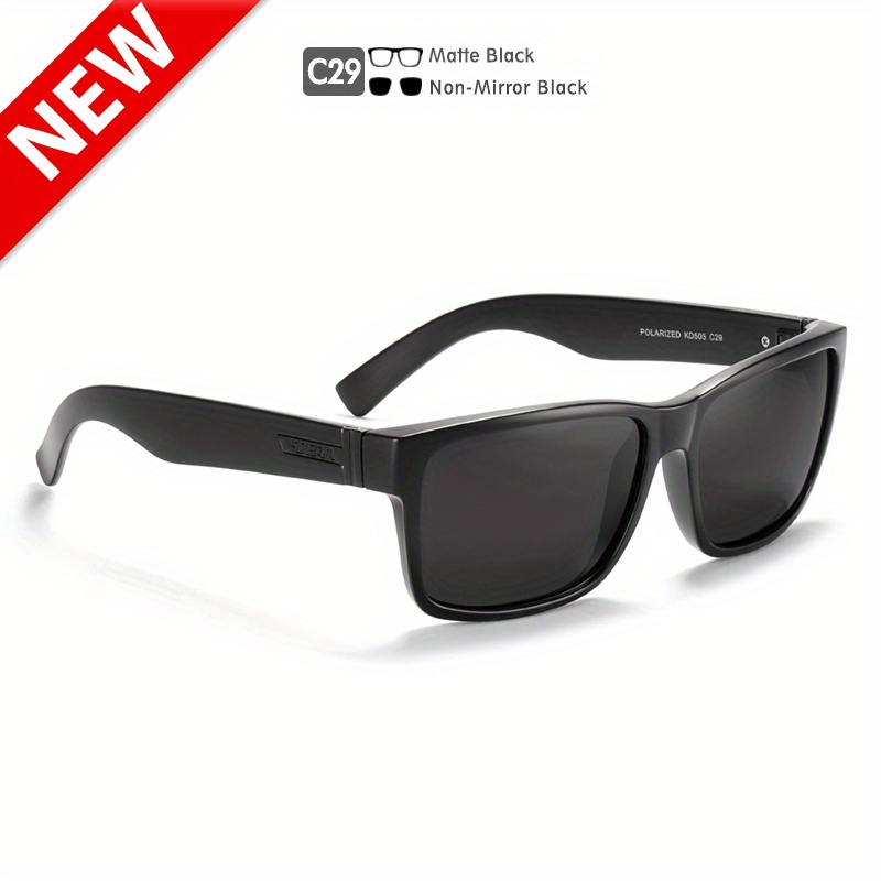 KDEAM Classic Mens Polarised Sunglasses Strengthen TAC Mirror Anti-Glare  UV400