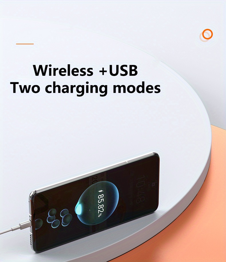 Wireless Charger 5000mah Power Bank Portable Mobile Temu