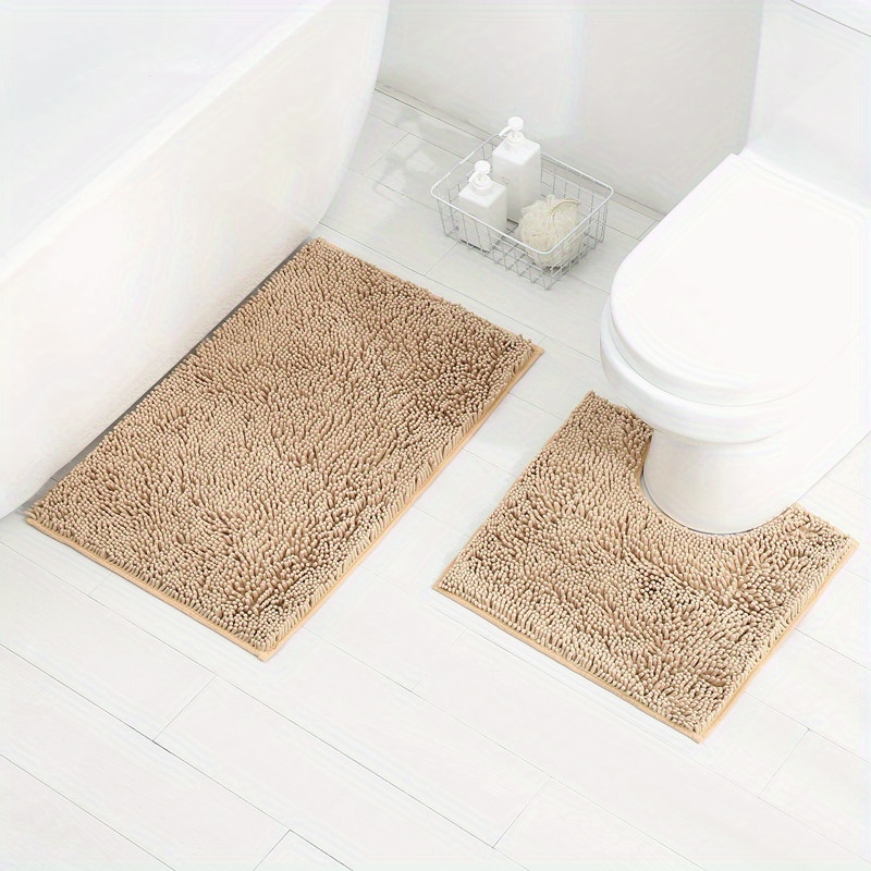 Non Slip Chenille Soft Bath Absorbent Shaggy Rugs Washable Dry Fast Mats -  China Bath Mat and Floor Mat price