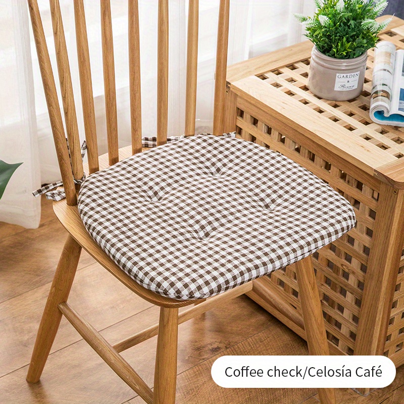 Imitation Cashmere Dining Room Chair Cushion Seat Pad Sitting Pillow For  Home Decor Non-slip Office Chair Seat Cushion - Temu