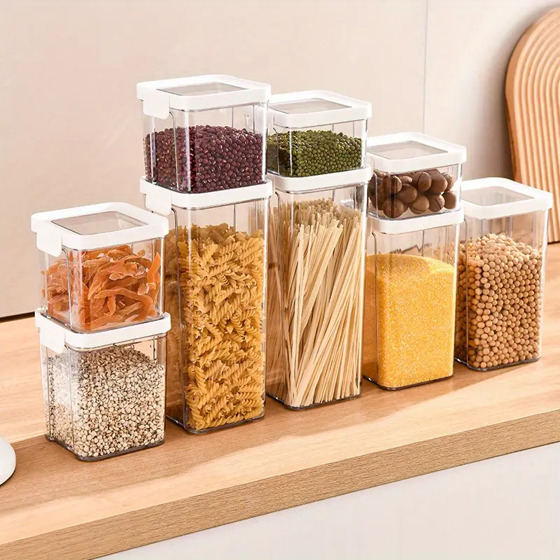 Food Storage Jars, Transparent Airtight Storage Container