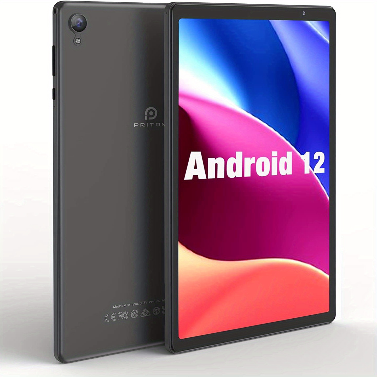PRITOM 10 Pouces Compatible Avec La Tablette Android 12 4 Go