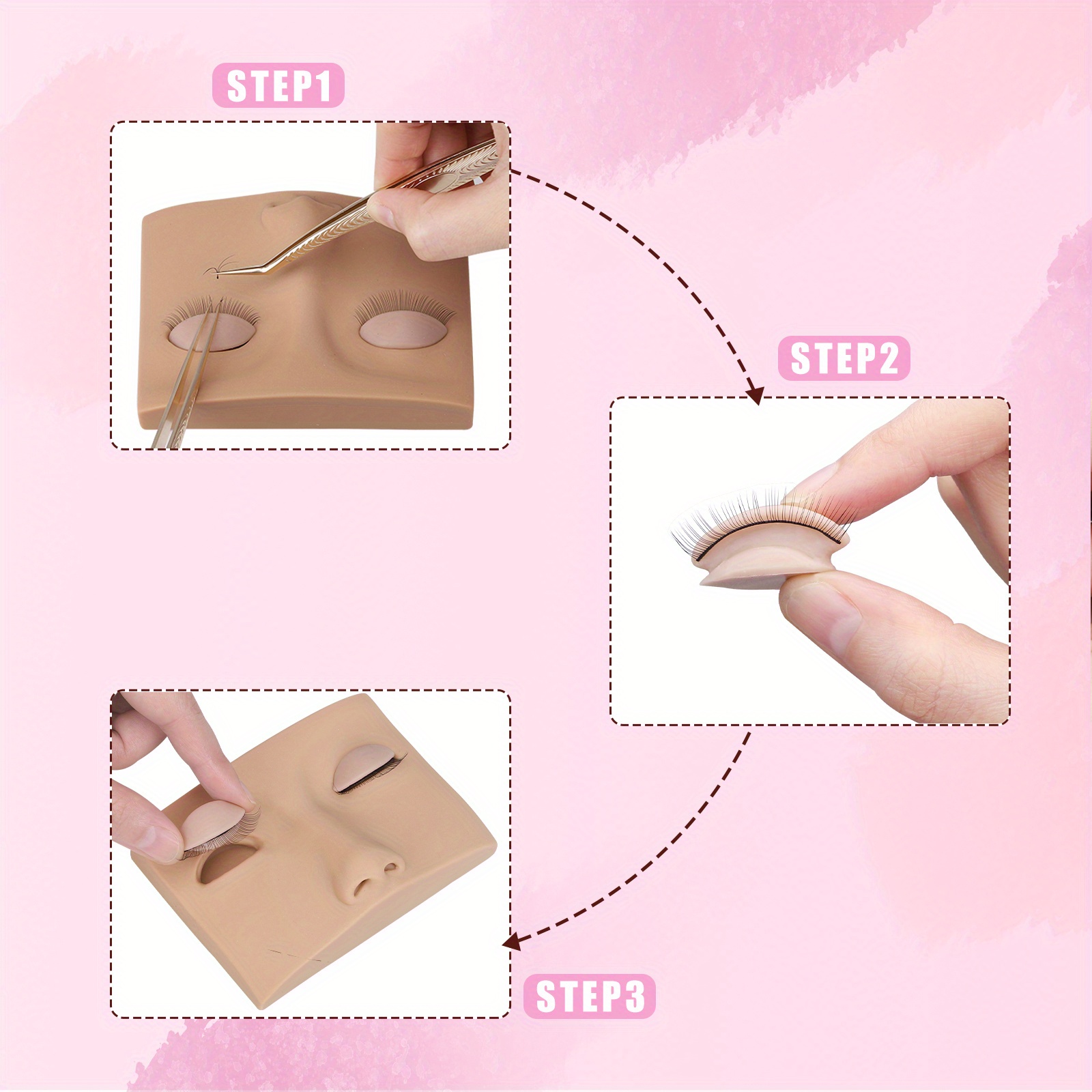 Mannequinkopf Aus Weichem Silikon – Für Friseure, Make-up-Übung, Massage-Training & Perücken-Display