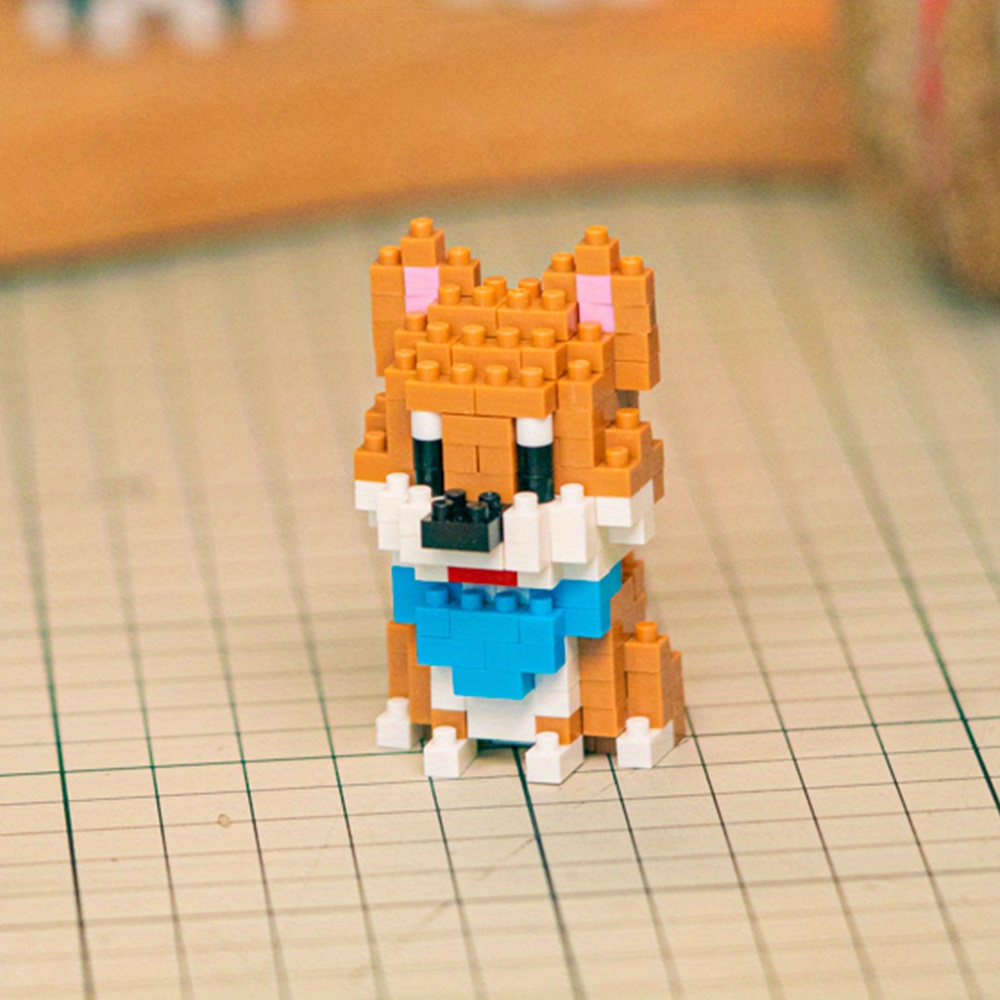 Daiso Dog Dachshund Petit block Building Block package limited