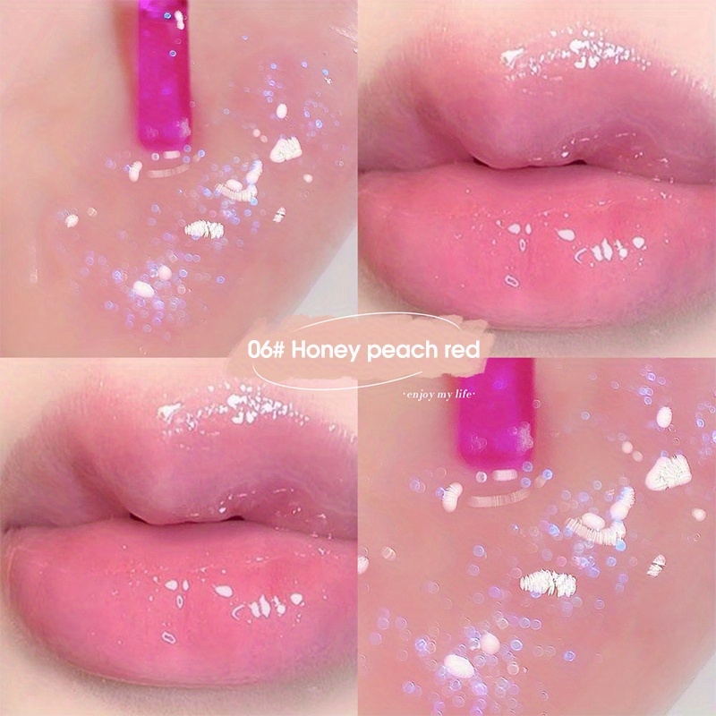 Honey Moisturizing And Hydrating Lip Gloss With Transparent Glitter For  Women Perfect Valentines Day Gift And Lip Protection Oil Valentines Day  Gifts, Shop Now For Limited-time Deals
