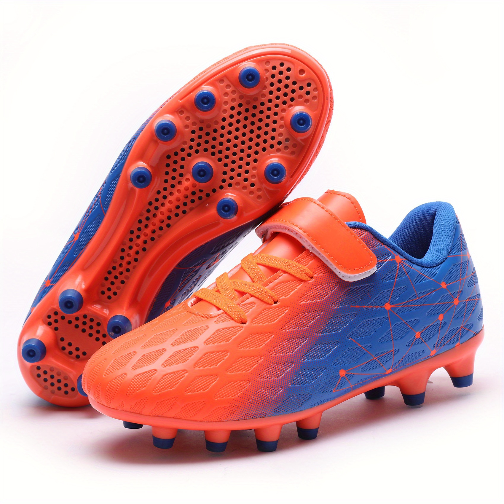 Lightweight Kids AG Soccer Cleats - Non-Slip Football Boots for Running,  Training & Competition