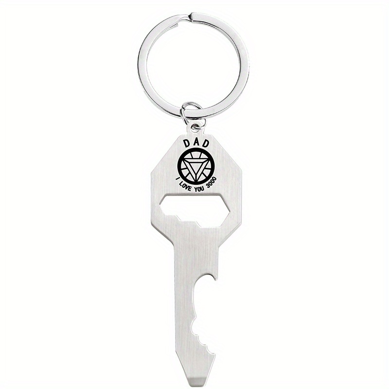 Triangle Multi-Function Bottle Opener Keychain