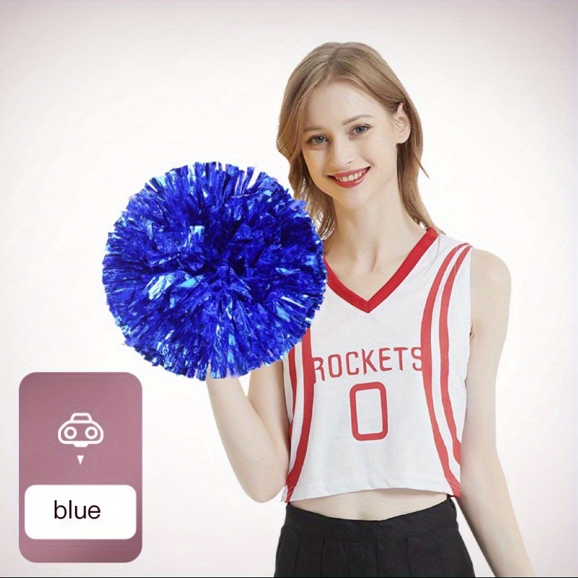 Sparkle Cheerleading Pom Poms Perfect Sports Parties - Temu United