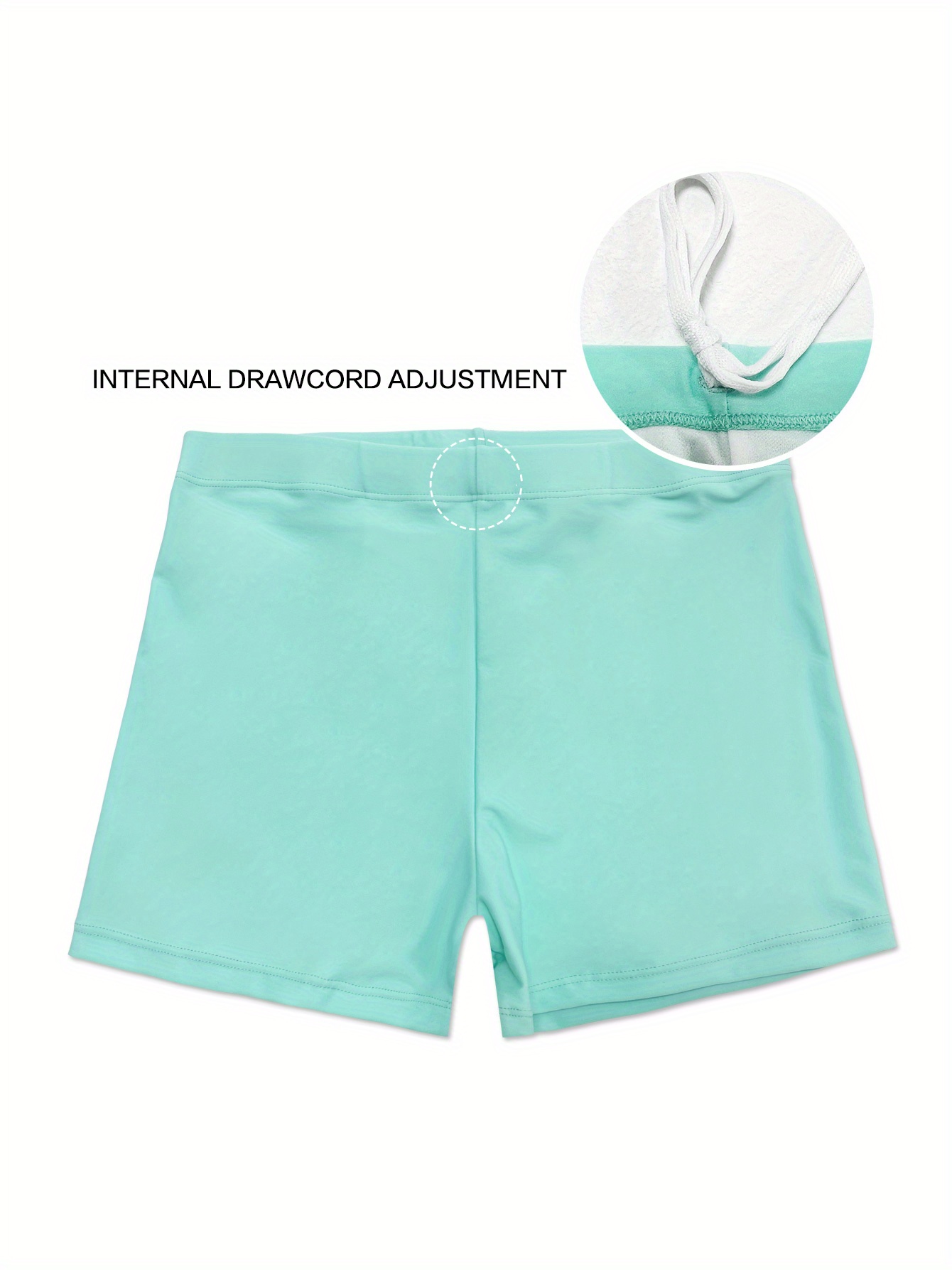 High Stretch Elastic Waist Men's Swim Trunks Summer Beach Temu