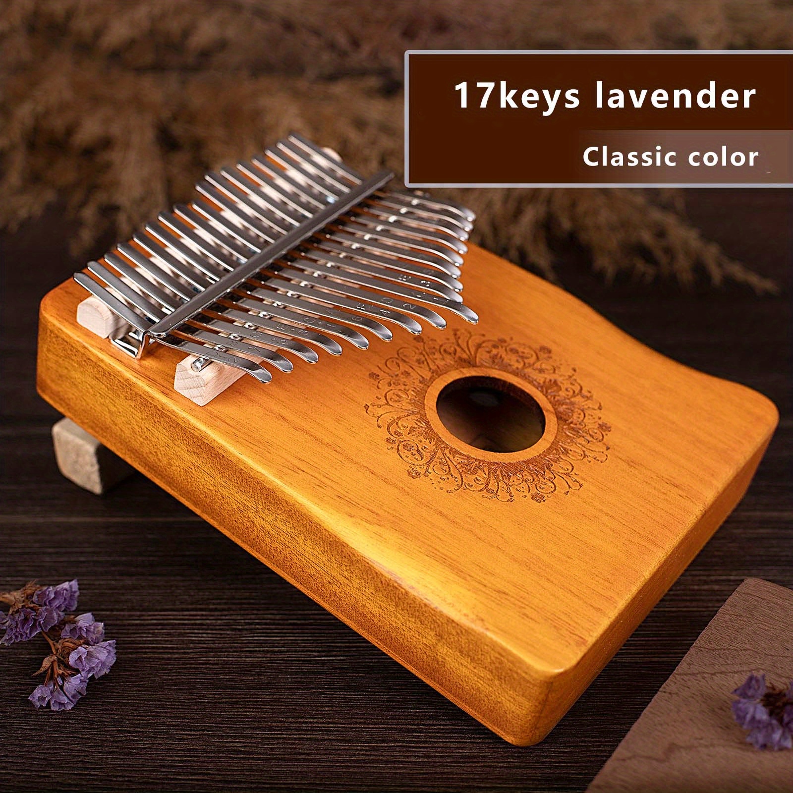 17 tone Kalimba Thumb Piano Beginners Kalimba Small Easy to Temu