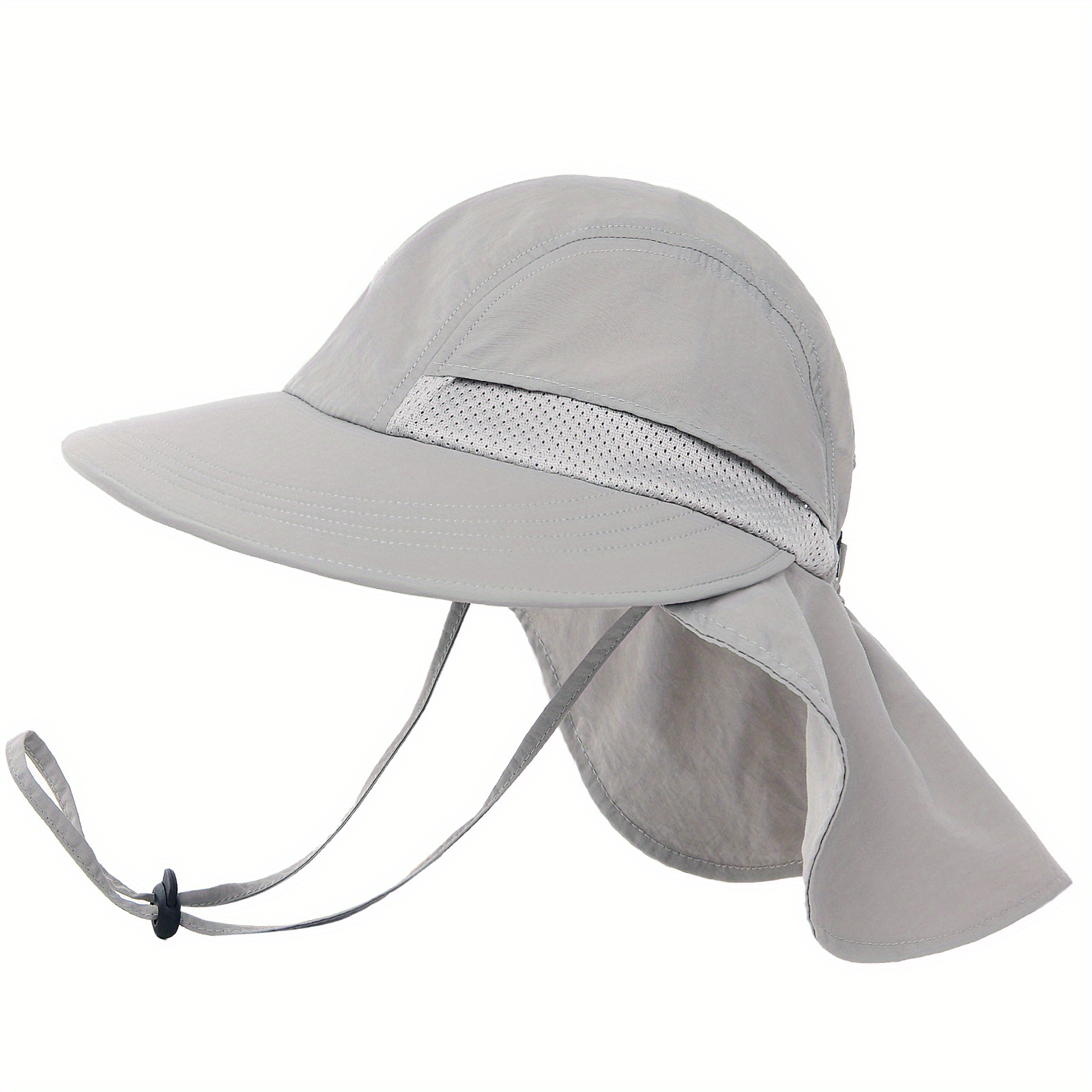 Camptrace Toddler Sun Hat for Kids Baby Beach Sun Protection UPF 50 Boys Girls Fishing Hats (01-grey 2-5t)