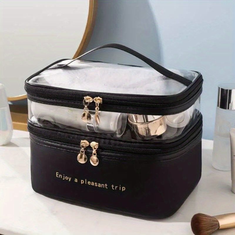 PACKOVE handbag makeup bags toiletry bags tote cosmetic bag toiletries bag  makeup organizer bag teen makeup bag makeup pouches for women cosmetic