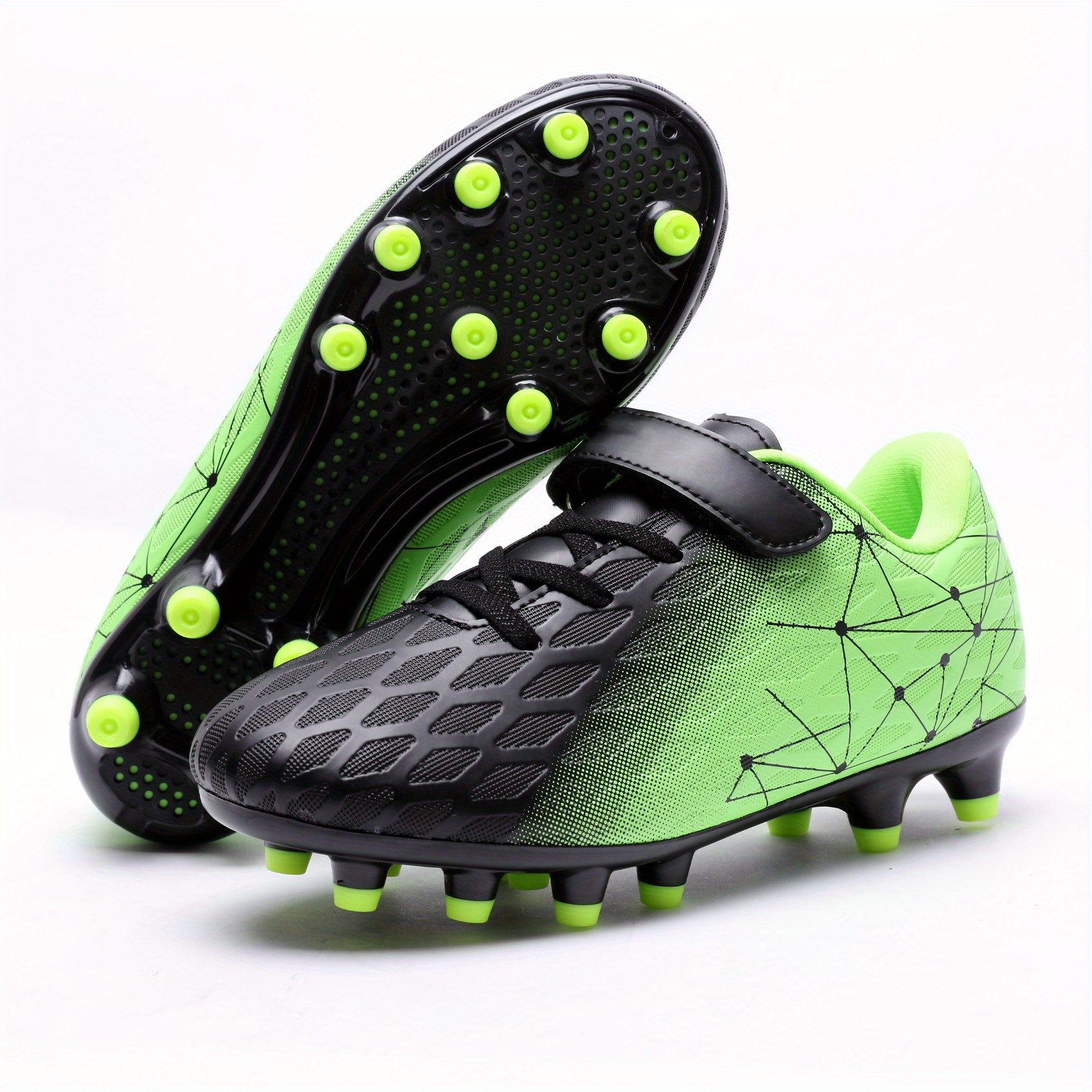 Lightweight Kids AG Soccer Cleats - Non-Slip Football Boots for Running,  Training & Competition