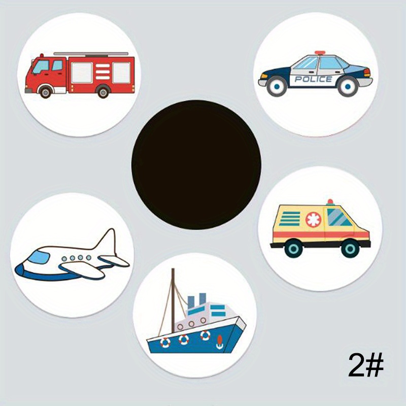 Color-changing Thermochromic Stickers For Toilet And Urinal Training.