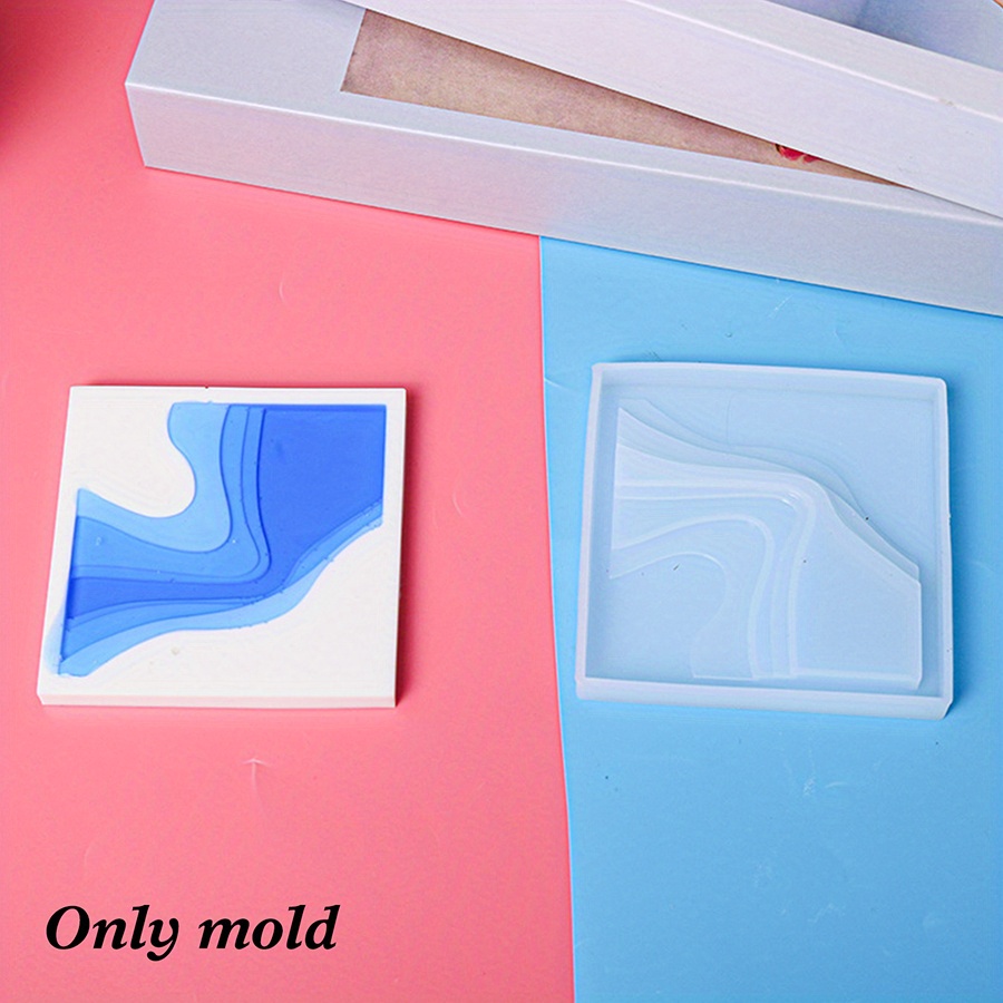 Coaster Resin Mold Kit,Coaster Molds for Epoxy Resin Casting