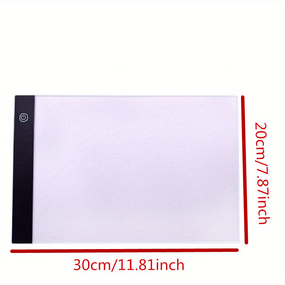 Led Portable Copy Board Tracing Box A4 Light Pad With - Temu