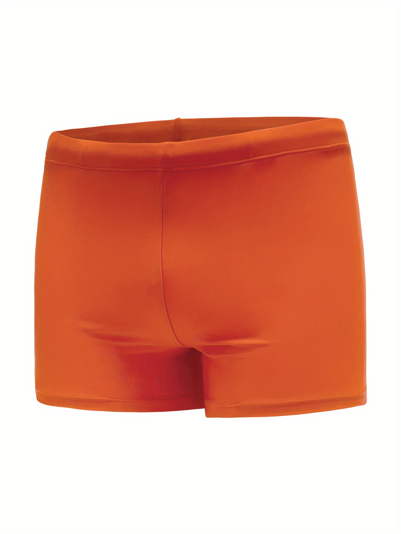 High Stretch Elastic Waist Men's Swim Trunks Summer Beach Temu