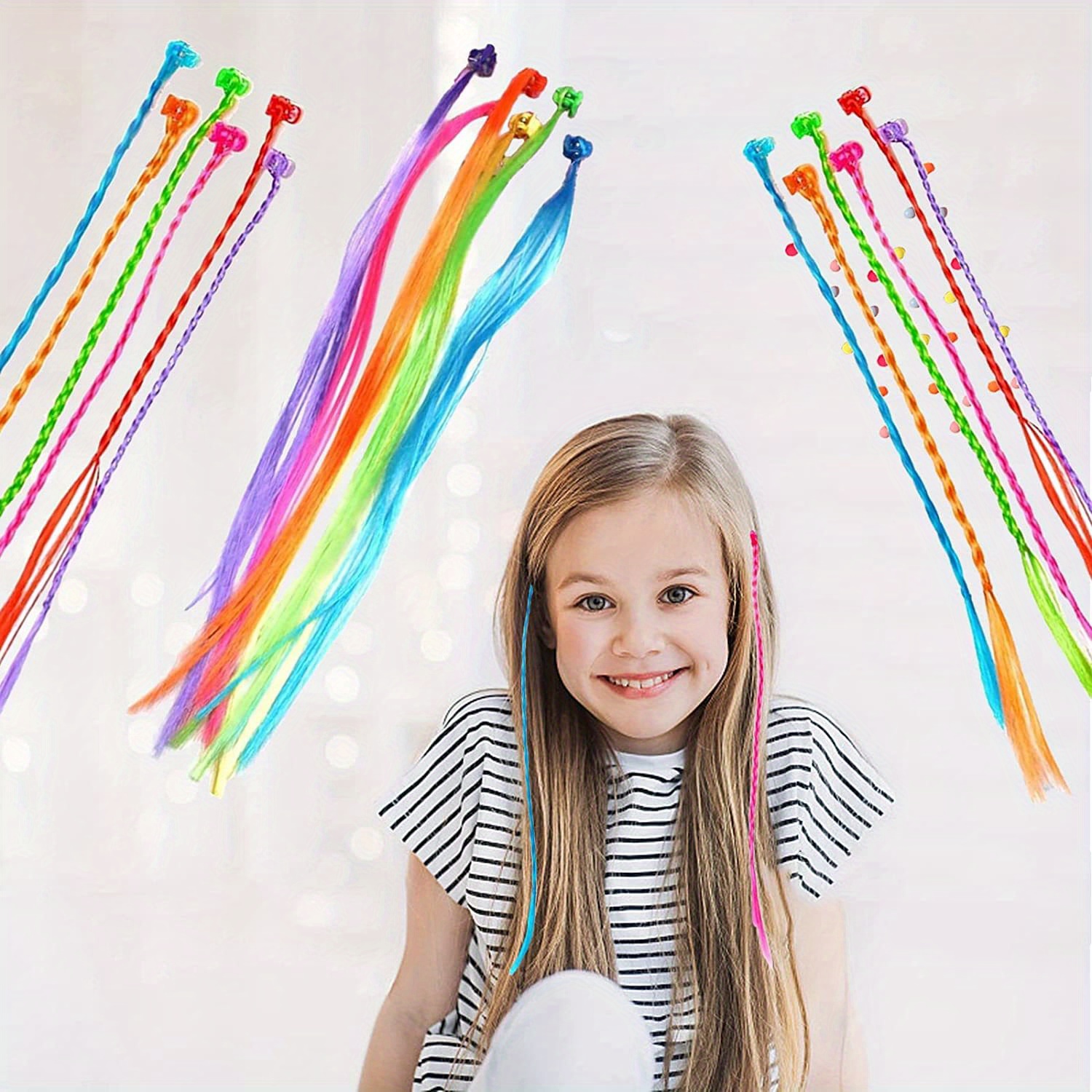Brilliant Basics Coloured One Touch Hair Clips - 6 Pack | BIG W