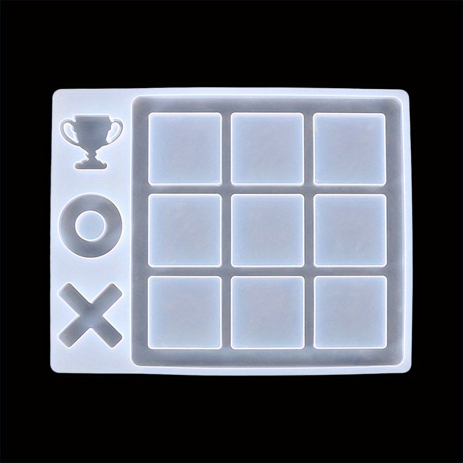 Tic Tac Toe Board Game 5.91 x 5.91 Tic Tac Toe Table Game Resin