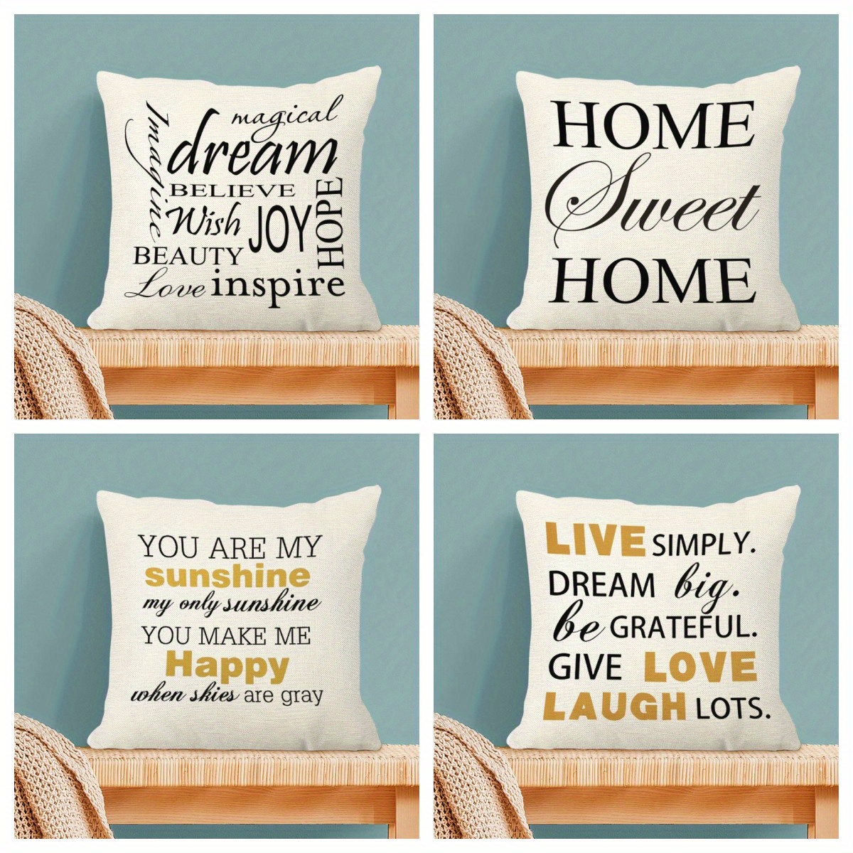 Letter cushion covers sale