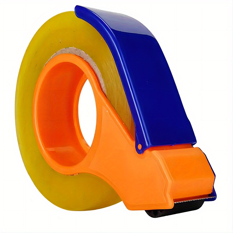 Packing Tape Dispenser 2Inch, Packaging Tape Seal Cutter, Metal Safety Tape  Cutter, 3Inch Tape Core, Tape Gun 1pcs+ Spare Blade 1pcs