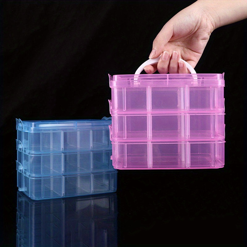 Mini Foldable Plastic Storage Box Office Small Item Storage - Temu