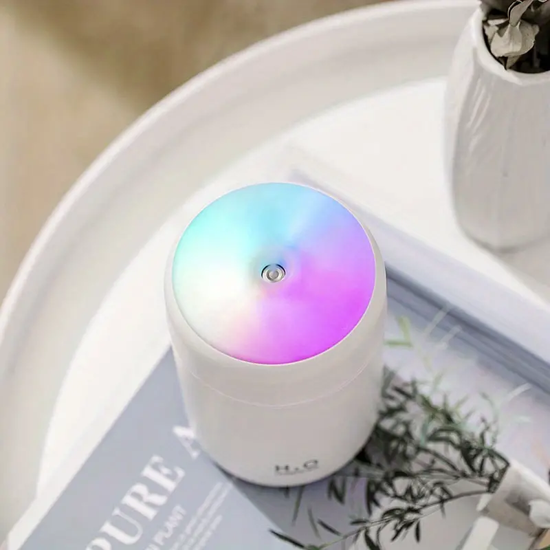 1pc colorful 220ml cool mist humidifier essential oil diffuser for room office desktop home car air fresheners and back to school supplies details 12