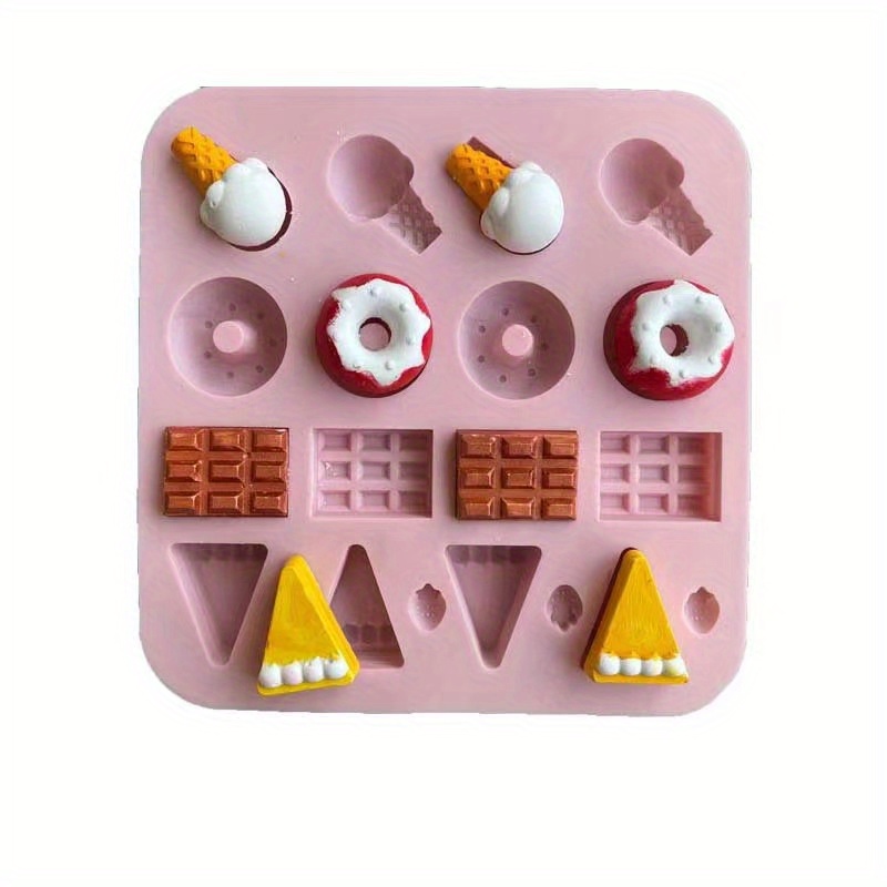 12 Even Chocolate Mold Silicone Mold Fondant Waffles Molds DIY Candy Bar  Mould Cake Decoration Tools Kitchen Baking Accessories - AliExpress