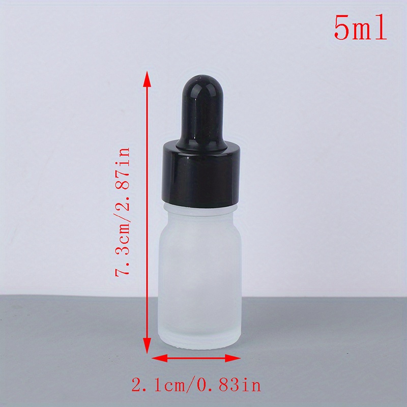 Empty Essential Glass Bottle Eye Dropper Mini Sample Trial 5-30ml