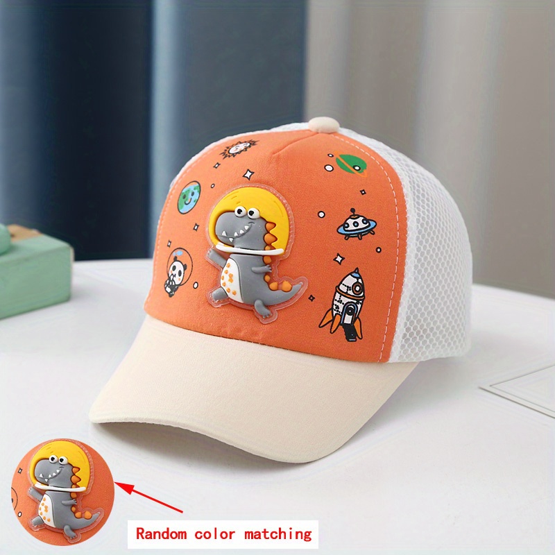 Trucker Hat for Kids Summer Polyester Mesh Cap Adjustable