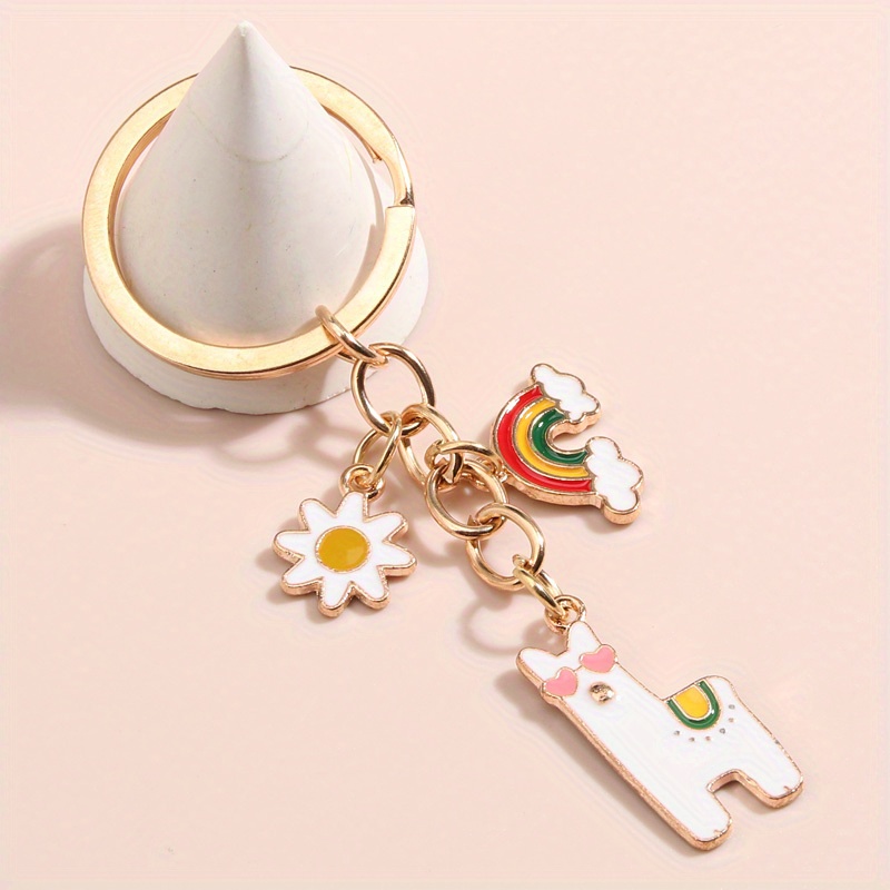 Cute Alpaca Keychain