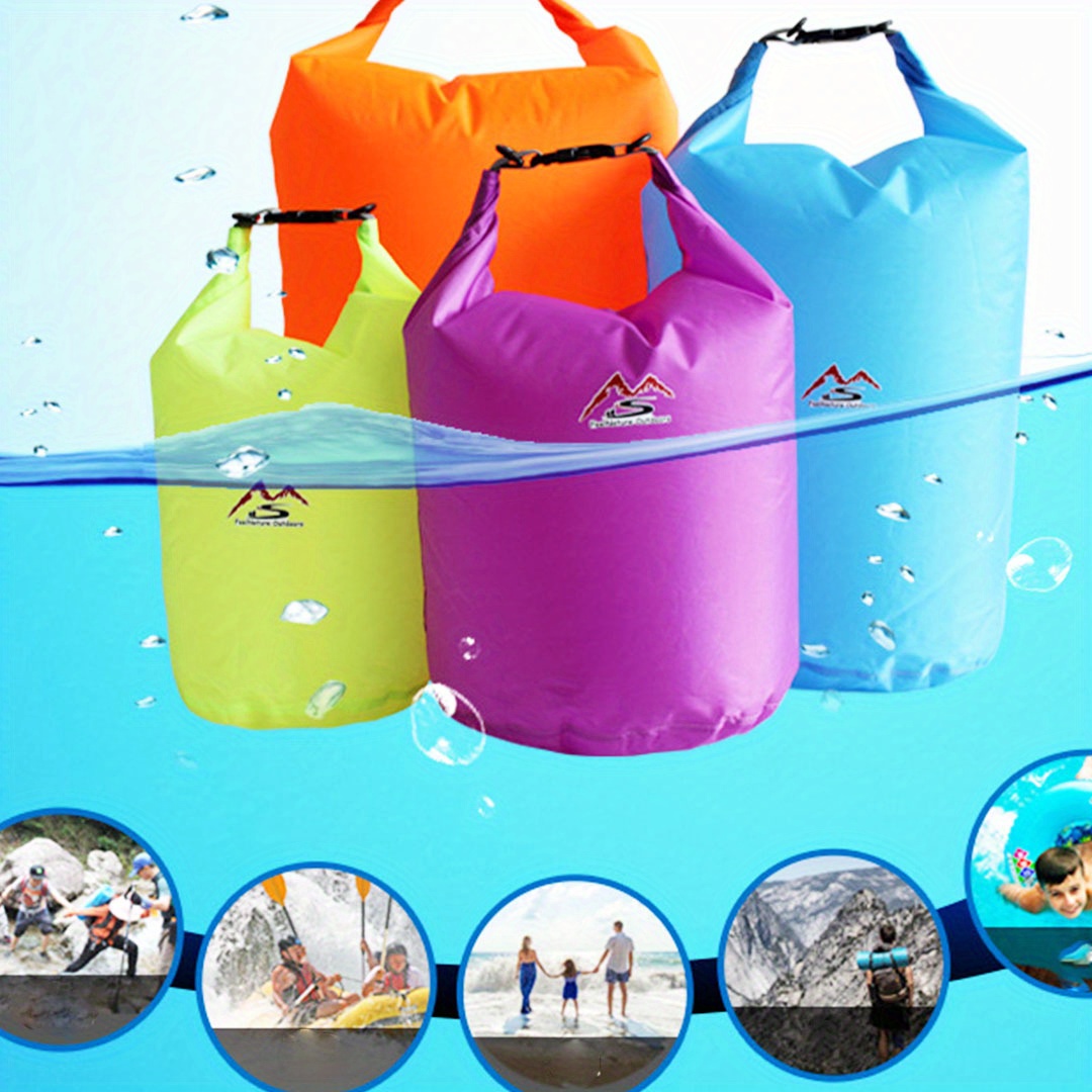 Piscifun Waterproof Dry Bag for Fishing Boating Kayaking Surfing Rafting Camping, Light Blue Combo #1 / 40L