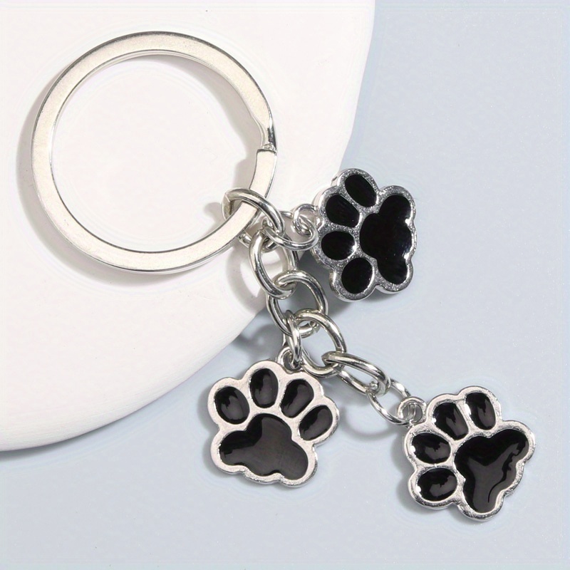 Cute Paw Drop Keychain